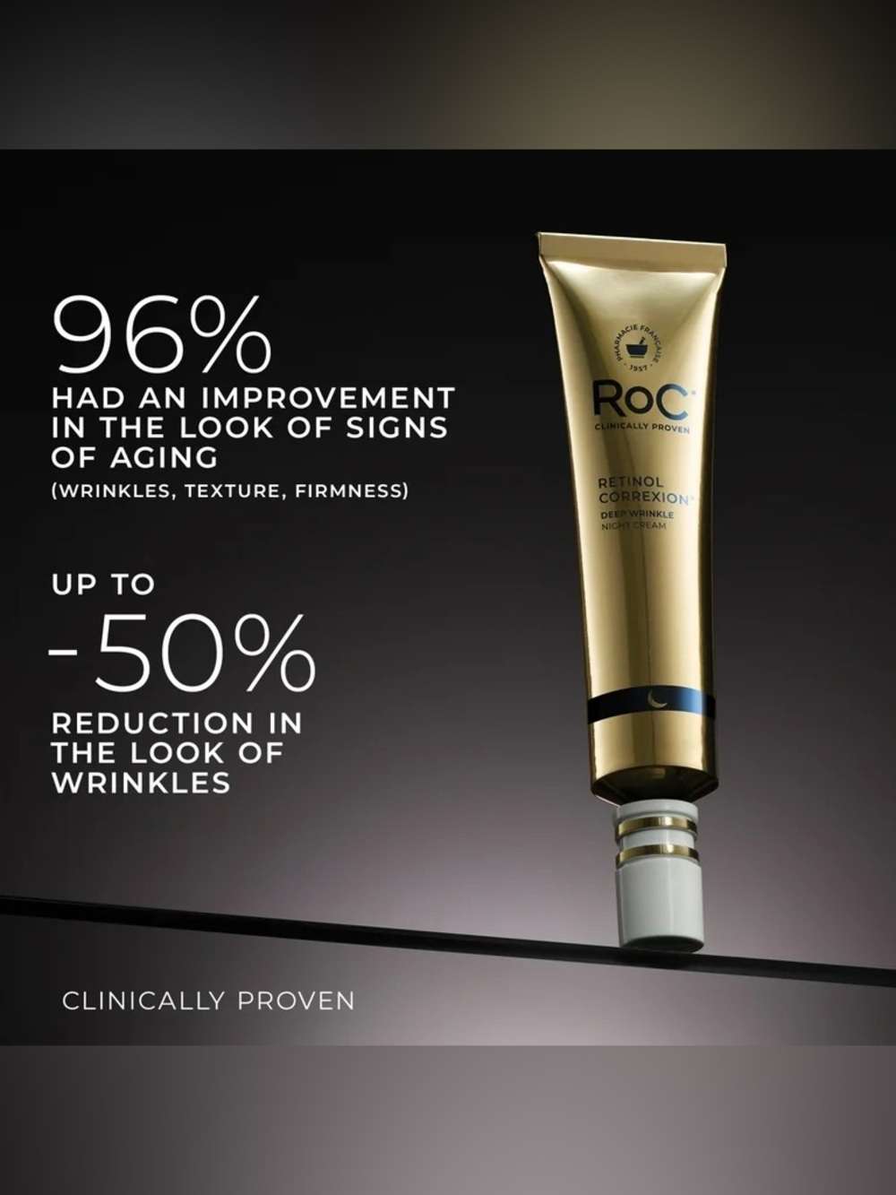 RoC Retinol Correxion Duo: Deep Wrinkle Night & Line Smoothing Eye Cream Set - Picture 5 of 16